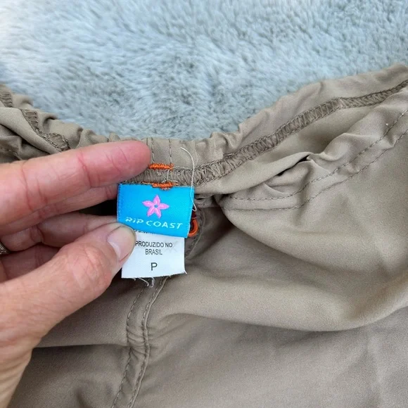 Y2K vintage amazing, extreme, low rise gorpcore utility Capri made in Brazil - Picture 11 of 16